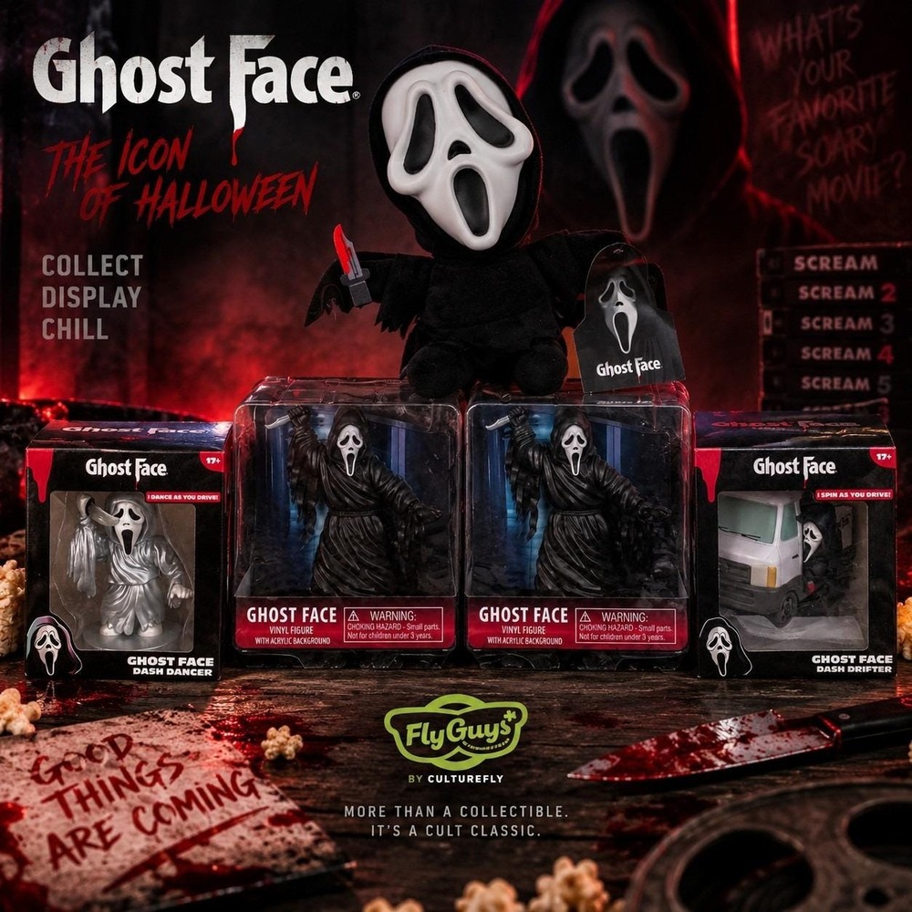 Ghost Face CultureFly Lot 5 Plush Fly Guys Vinyl Figures Dash Dancer Drifter